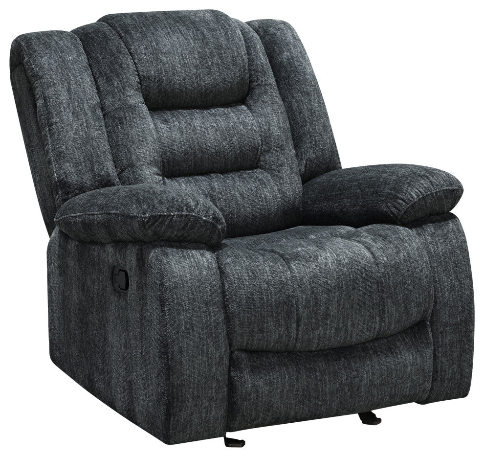 Glider Reclining Sofa Loveseat and Recliner