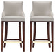 Manhattan Comfort Shubert Barstool, Set of 2