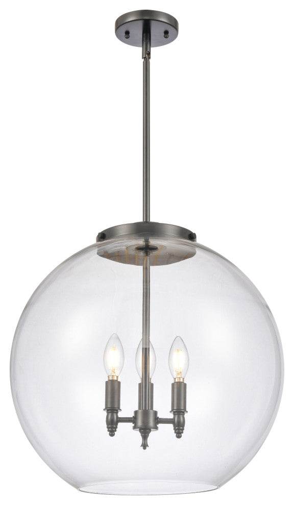 INNOVATIONS 221-3S-BK-G122-18 3-Light Pendant Matte Black