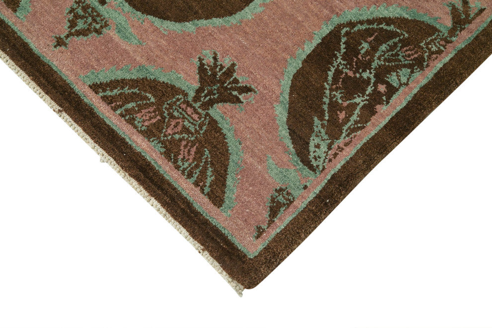 Rug N Carpet - Handmade Oriental 9' 0" x 11' 11" Wool Oushak Area Rug