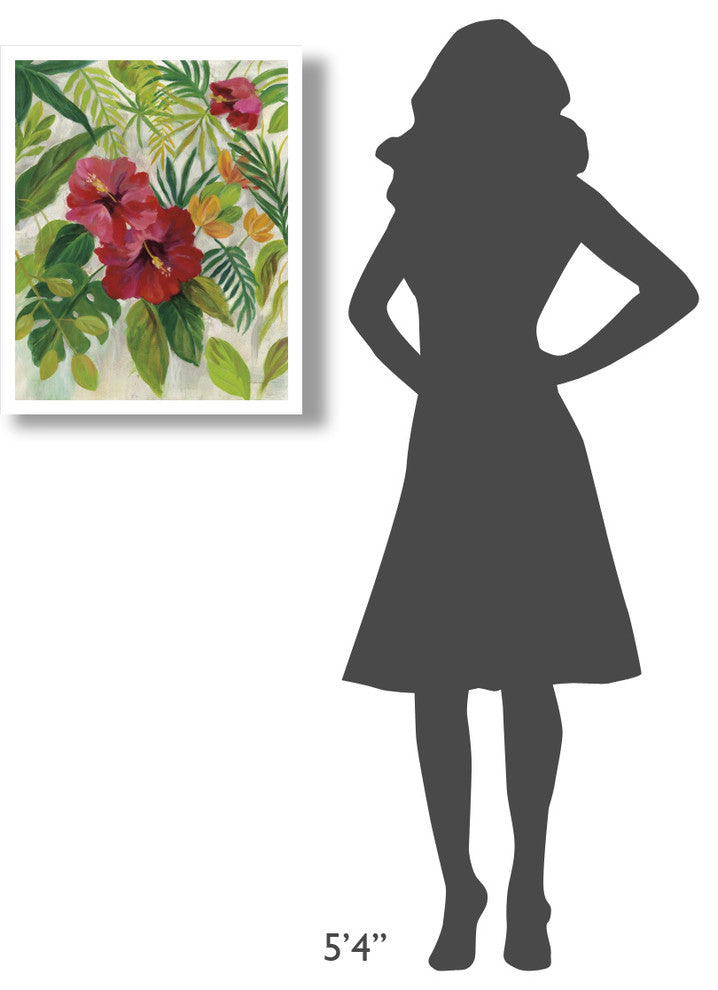 "Tropical Jewels I v2 Crop" Digital Paper Print by Silvia Vassileva, 22"x26"