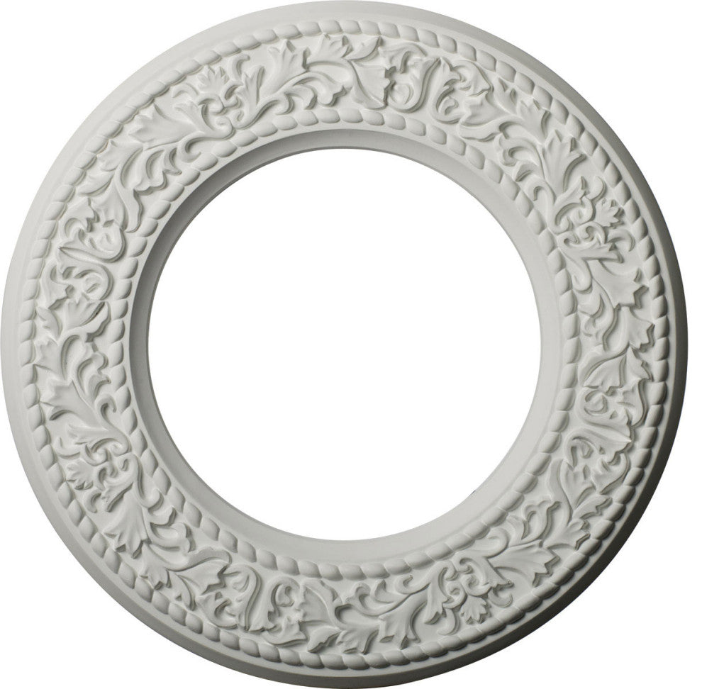 13 3/8"OD x 7 1/2"ID x 3/4"P Blackthorn Ceiling Medallion
