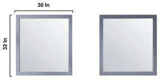 Marsyas 80" Dark Gray Double Vanity Carrara Marble Top Sinks, 30" Wall Mirrors