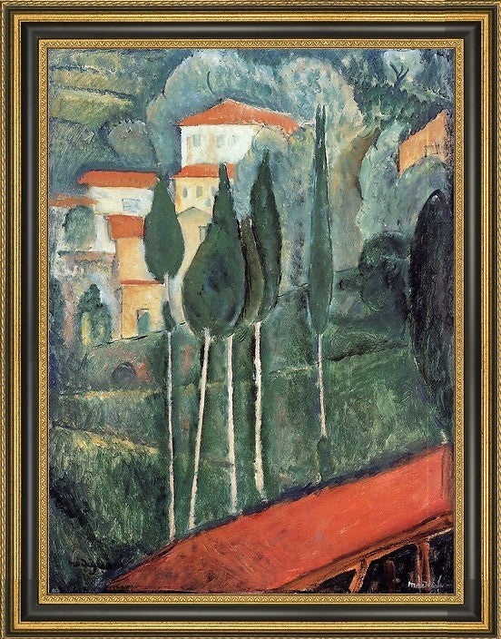 Amedeo Modigliani Landscape- Southern France