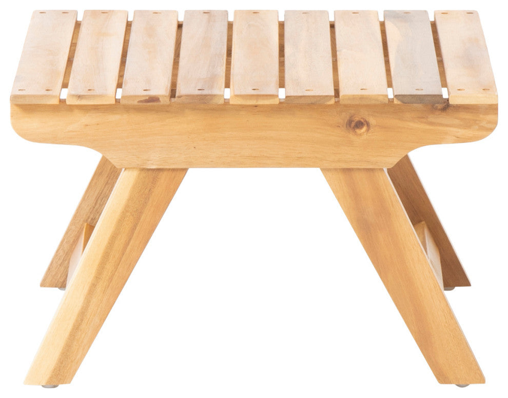 Kailee Outdoor Wooden Side Table, Teak