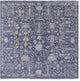 8' Square Handmade Turkish Oushak Wool Rug - Q15596