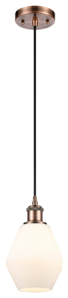 Innovations 516-1P-AC-G651-6 1-Light Mini Pendant Antique Copper
