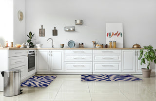 Animal Stripe Spring Chenille Rug, Purple, 2'x3'