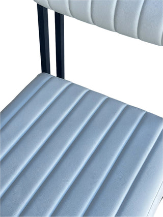 Milo Leather White Dining Chair