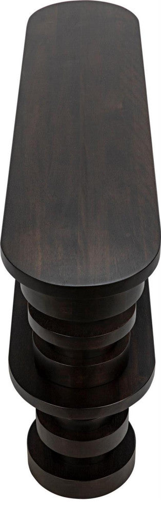 Fuller Ebony Walnut Veneer Console
