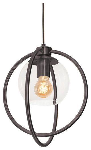 Jamie 12" Pendant, Black