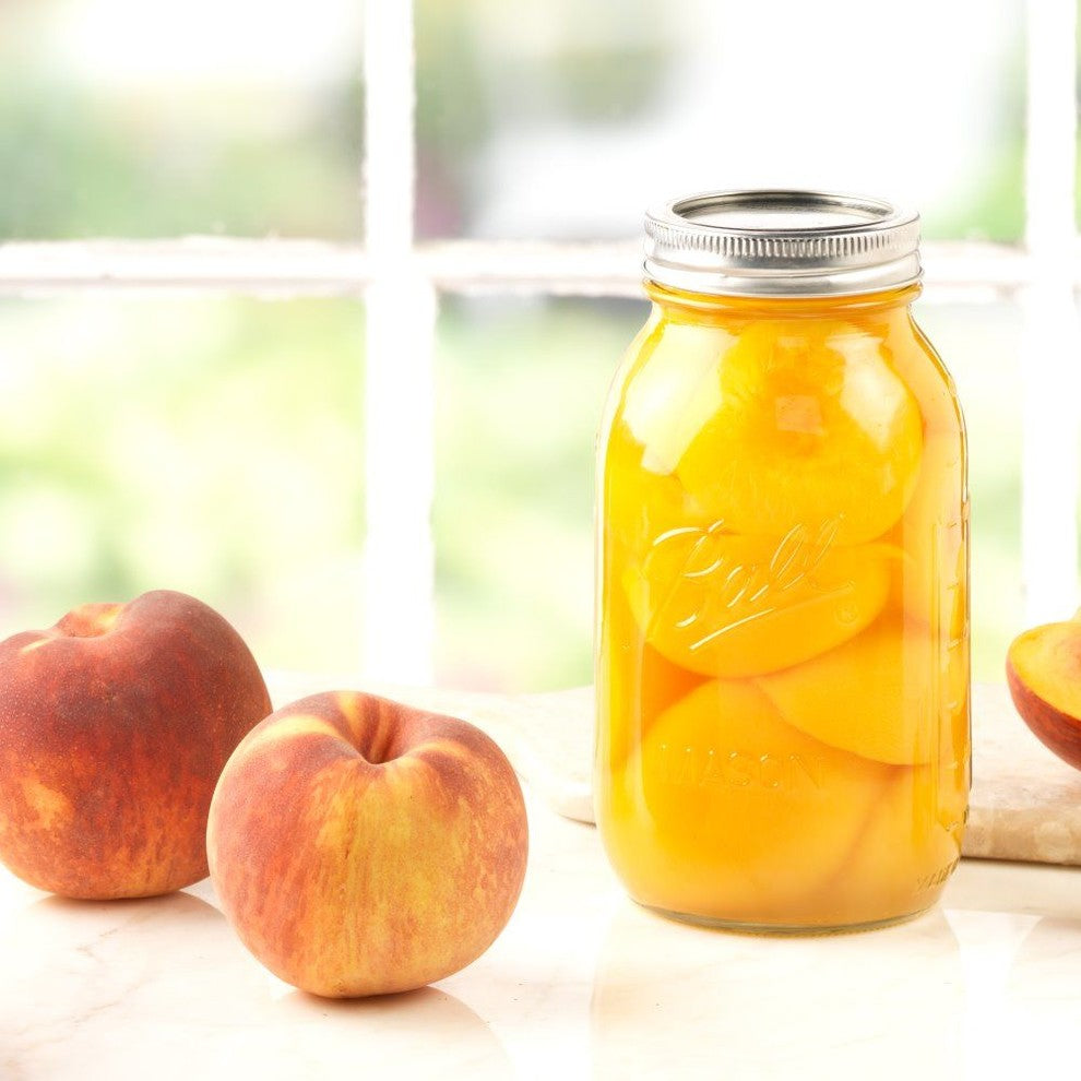 Ball Regular Mouth Mason Jars, 1 Quart 32 oz., Box of 12