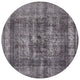 Ahgly Company Indoor Round Mid-Century Modern Area Rugs, 6' Round