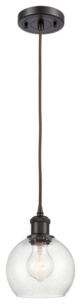 Innovations 516-1P-OB-G124-6-LED 1-Light Mini Pendant, Oil Rubbed Bronze
