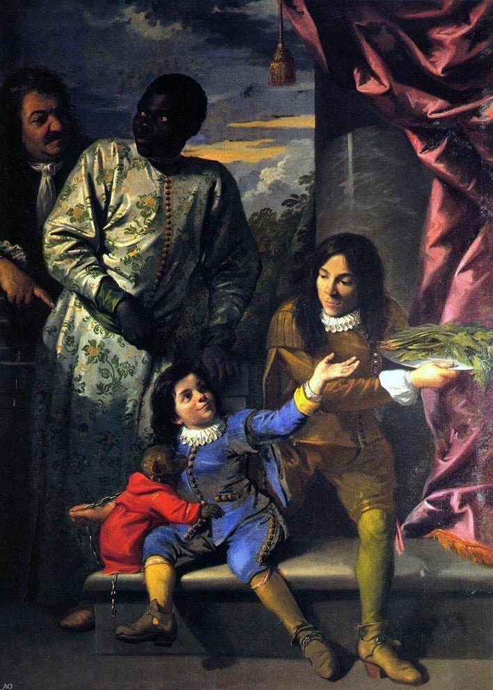 Anton Domenico Gabbiani Portrait of Four Servants Wall Decal