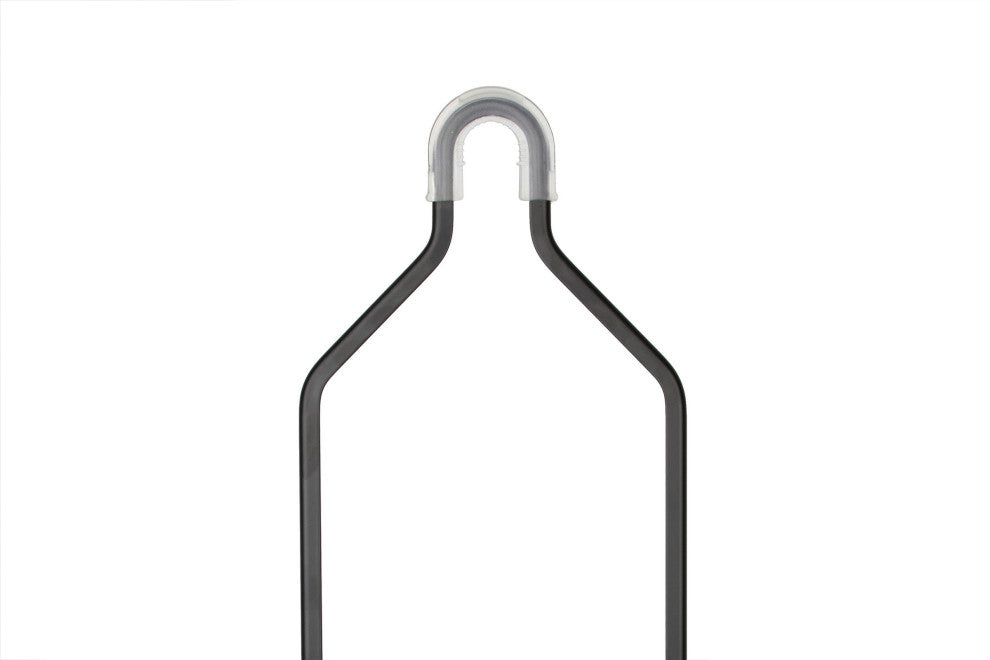 Utopia Alley Tia Rustproof Over the Shower Caddy, Teak Shelves, Matte Black