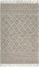 7" x 9" Ivory Bohemian Diamonds Area Rug