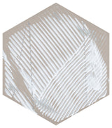 Gaudi Lux Hex White Porcelain Floor and Wall Tile