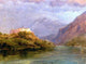 Frederic Edwin Church Salzburg Castle, 21"x28" Gallery Wrapped Canvas Print