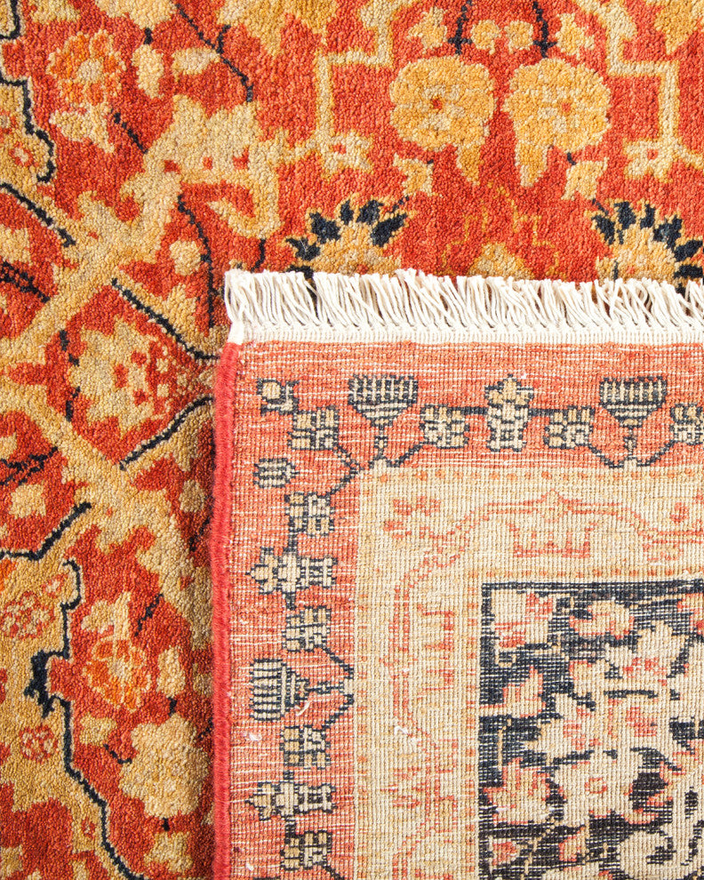 Mogul, One-of-a-Kind Hand-Knotted Area Rug Orange, 6'3"x8'9"