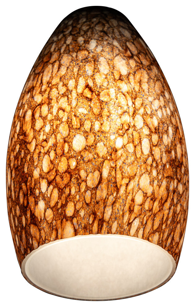 Inari Silk Champagne Pendant Glass Shade