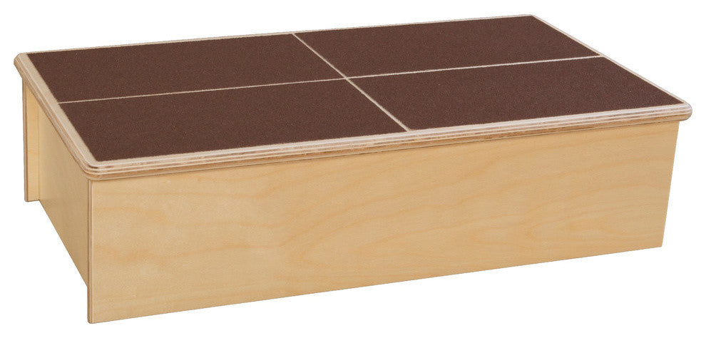 Step Stool With Brown Tread