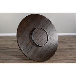 Unique Round 54" Counter Height Rustic Barrell Pub Table