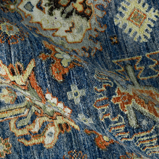 Milano Effy Area Rug, Blue, 8' x 10', Bordered