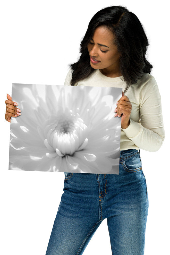 Infrared Flower 2 Nature Photography, Floral Unframed Wall Art Print, 11" X 14"