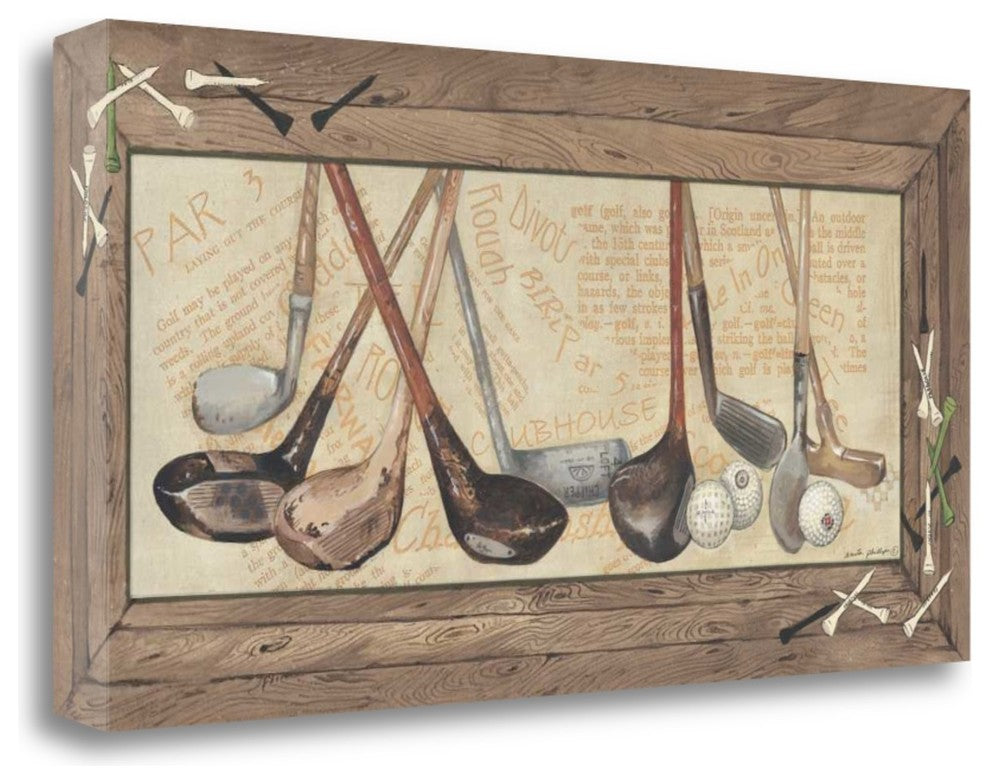 "Clubs" By Anita Phillips, Giclee Print on Gallery Wrap Canvas, Ready to Hang