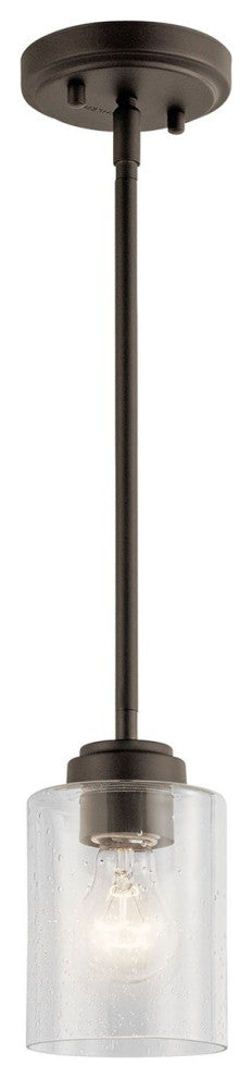 Kichler Winslow 1 Light Mini Pendant in Olde Bronze