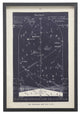 Navy Western Star Map 153 For July, Black Shadowbox