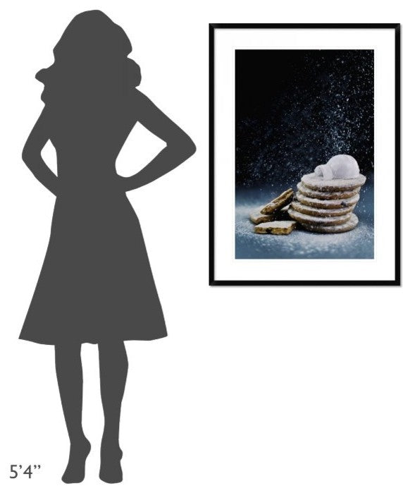 "Igloo (Powdered Sugar)" Framed Digital Print by Dina Belenko, 28"x38"