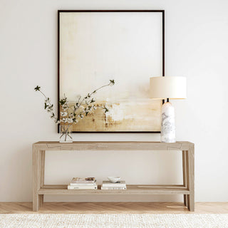 Troy Console Table, White