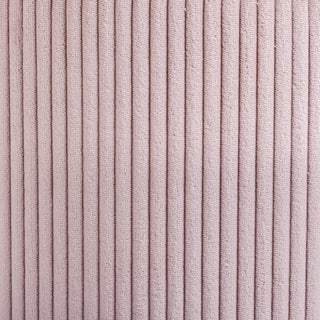 Roy Microsuede Fabric Upholsetered Ottoman/Stool, Pink, Round