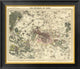 "Environs Paris, 1883" Framed Canvas Giclee by Letts Son and Co., 26x23"