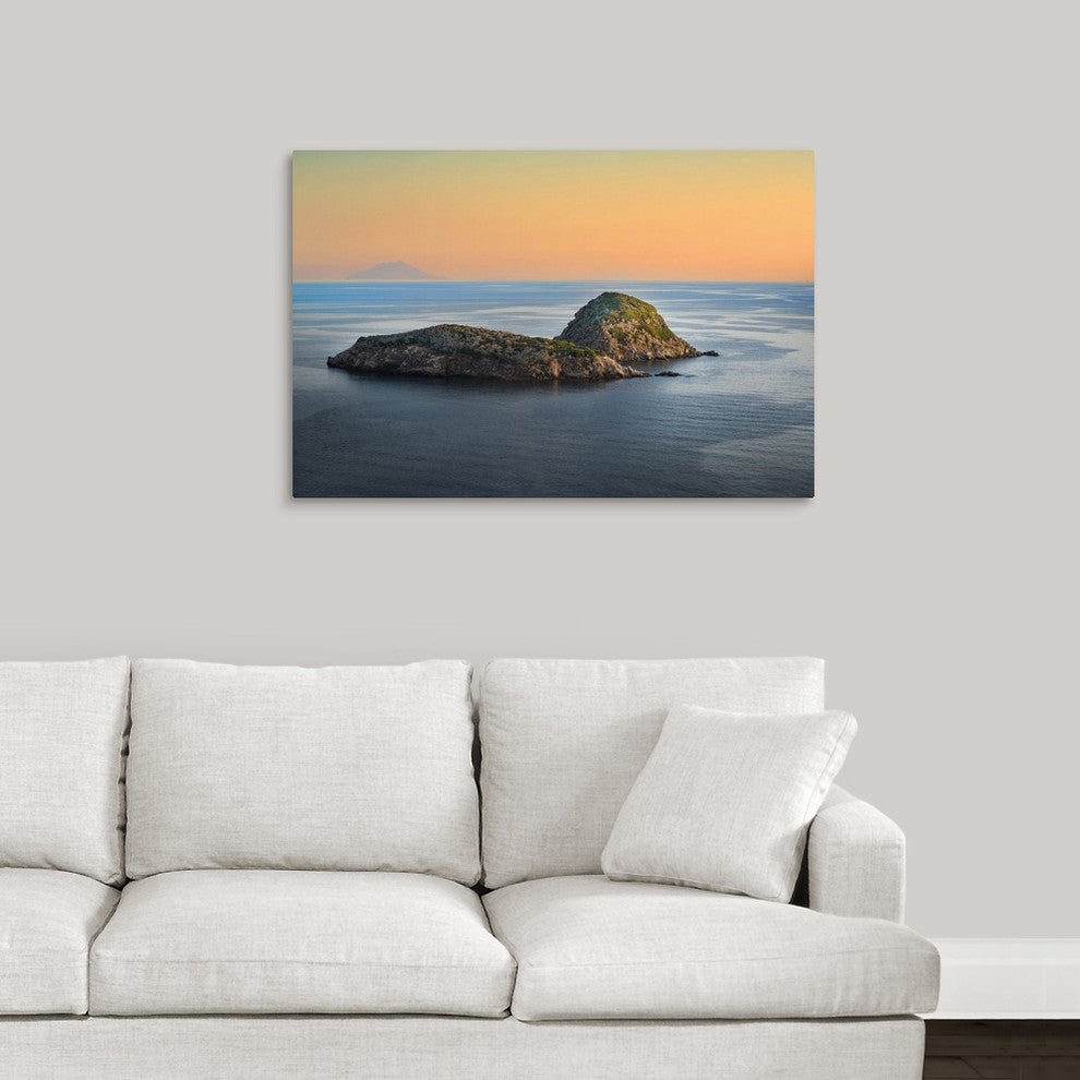 "The Island" Wrapped Canvas Art Print, 36"x24"x1.5"