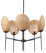 Maxim 12605 Maldives 5 Light 26"W Chandelier - Black