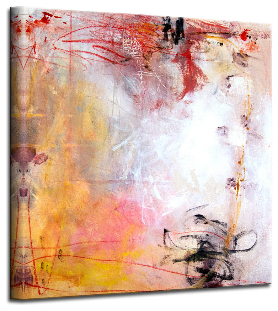 Ready2HangArt 'Rose Water II' Abstract Canvas Wall Art