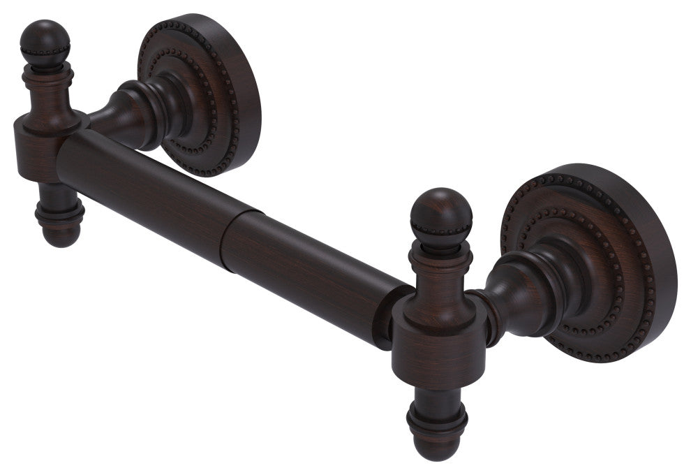Retro Dot 2 Post Toilet Tissue Holder, Venetian Bronze