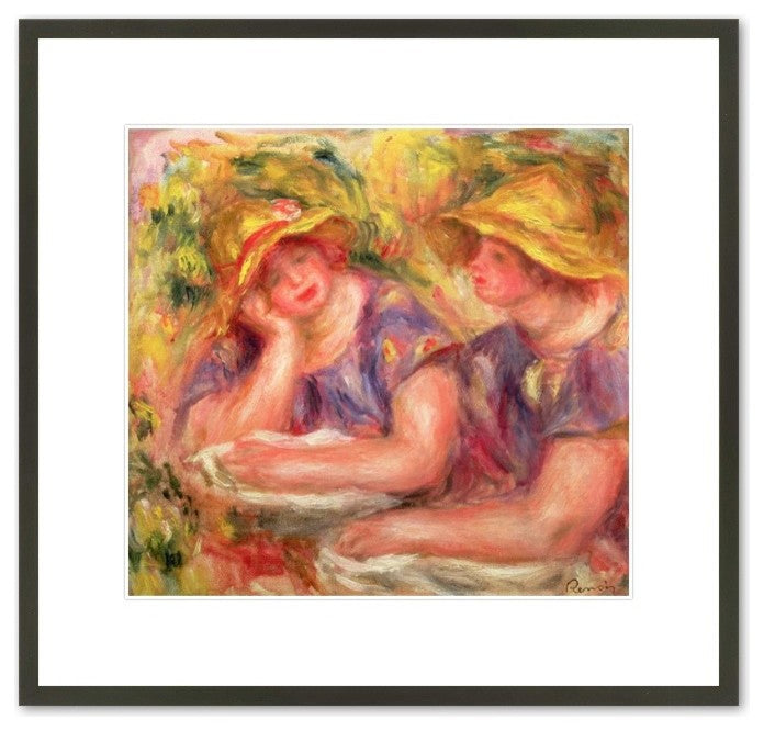 Two women in blue blouses, 1919