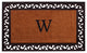 Rembrandt Monogram Doormat 22"x36", Letter W