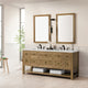 James Martin Breckenridge Bath Vanity, Light Natural Oak, 72", Lime Delight, Three-Hole
