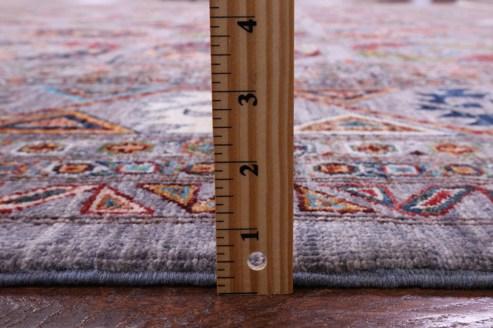 Hand Knotted Bokhara Wool Rug 9' 0" X 12' 0" - Q12907