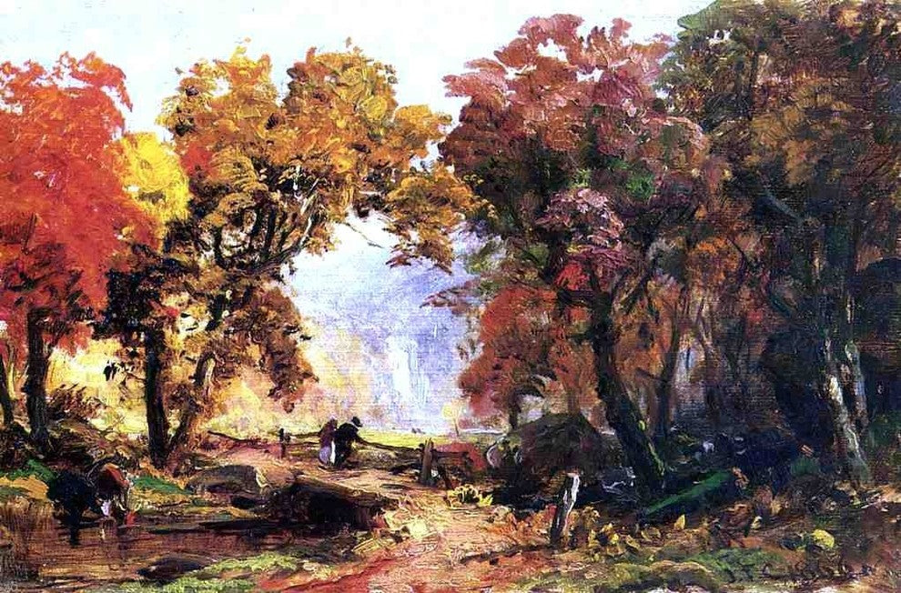 Abbott Handerson Thayer Autumn Landscape, Gallery Wrapped Canvas, 18"x27"