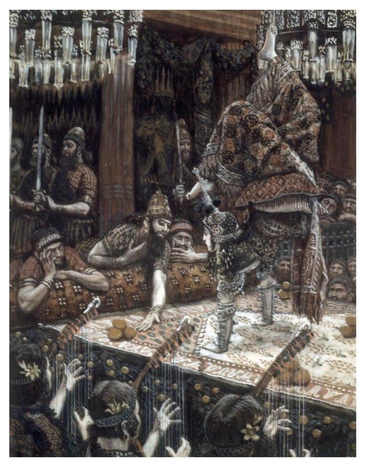 "Daughter of Herodias Dancing" Digital Paper Print by James Tissot, 19"x24"