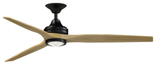 Fanimation Spitfire DC-KIT-64-LK Spitfire DC 64" 3 Blade Indoor / - Black /
