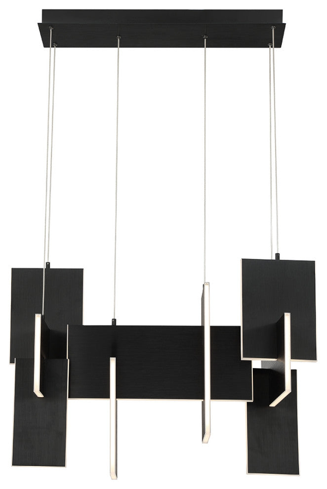 Modern Chandelier, Black