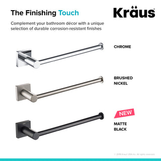 Ventus Bathroom Towel Bar, Brushed Nickel