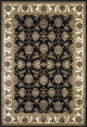 Cambridge 7313 Black, Ivory Kashan, 2'3"x3'3"